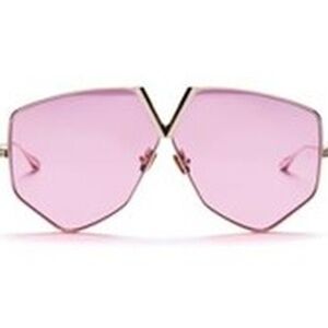 100% AUTHENTIC Valentino Garavani Rimless Pink Lens Sunglasses